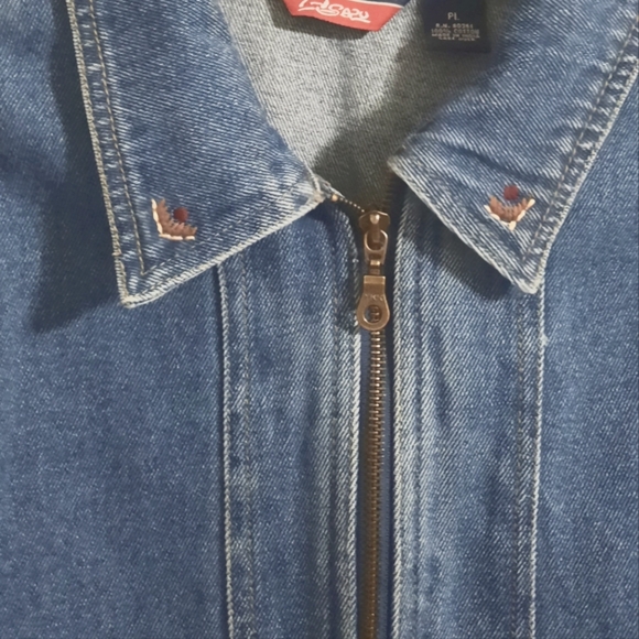 Jean Jacket, Size Petite Large, Southwest VIBE - Picture 7 of 7
